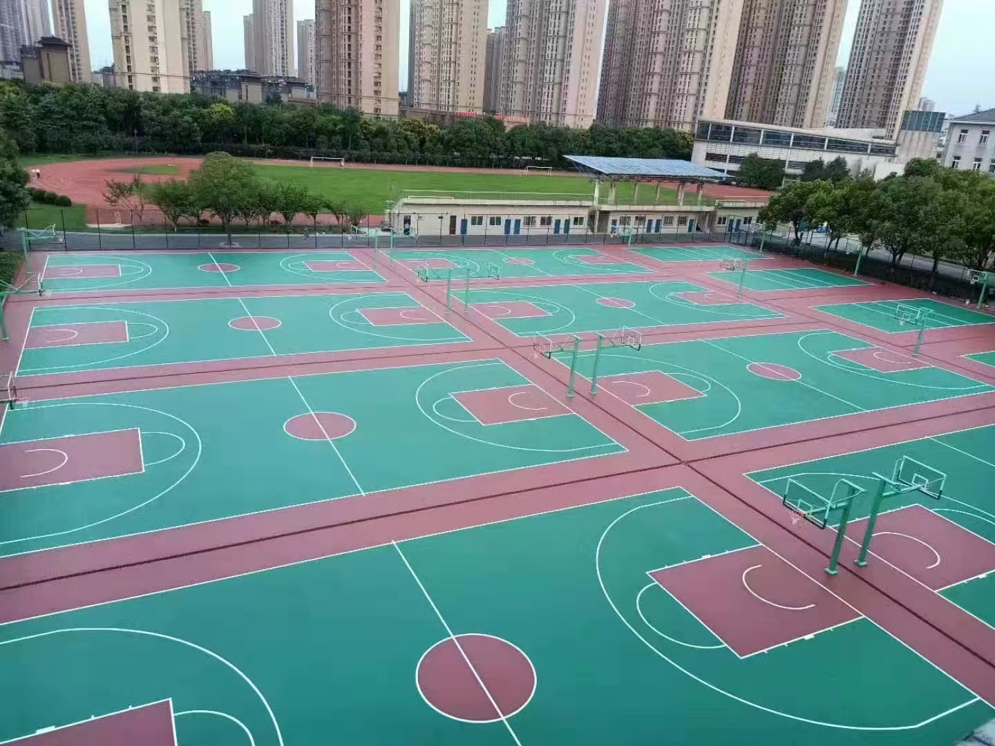天津硅pu篮球场硅pu篮球场 - 一站式服务